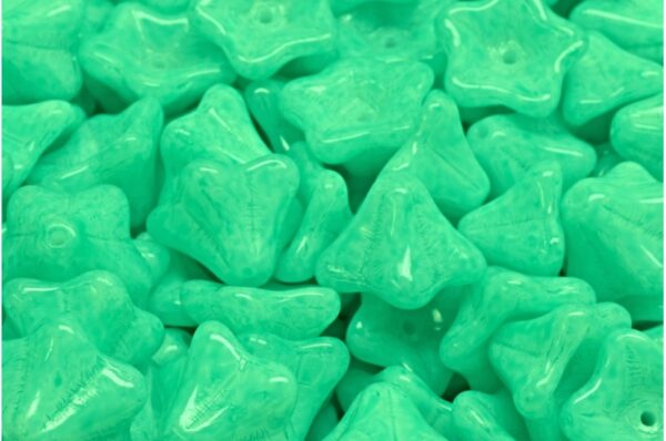 Petunia Flower Beads 8x13mm - Image 1