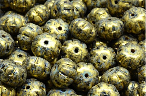 Pumpkin Beads 8x11mm - Image 1