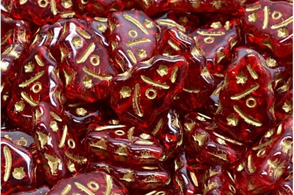 Christmas Tree Beads 17x12mm - Image 1