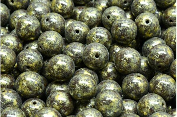 Round Druck Beads 8mm - Image 1