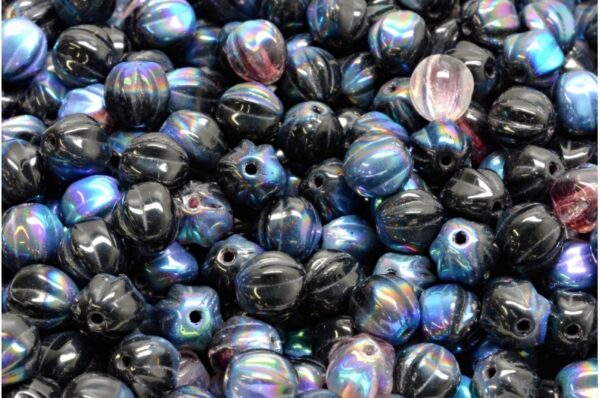 Melon Beads 6x6mm - Image 1