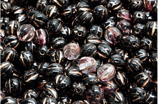 Melon Beads 6x6mm - Image 1