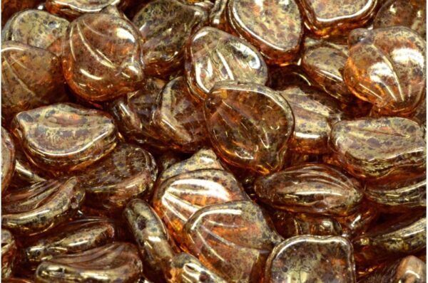 Peony Petal Beads 12x15mm - Image 1