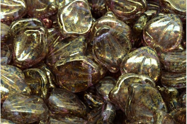 Peony Petal Beads 12x15mm - Image 1