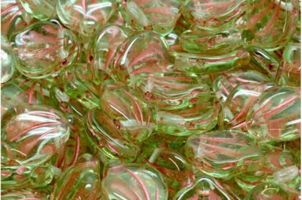 Peony Petal Beads 12x15mm - Image 1