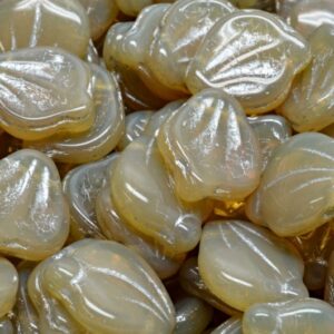 Peony Petal Beads 12x15mm