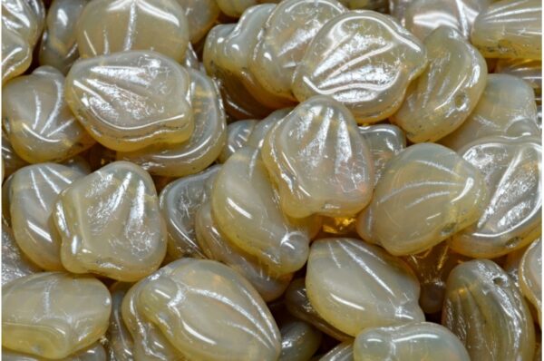 Peony Petal Beads 12x15mm - Image 1