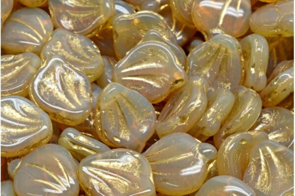 Peony Petal Beads 12x15mm - Image 1