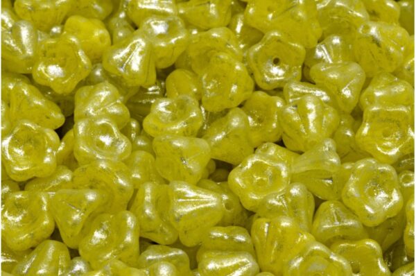 Bell Flower Beads 6x8mm - Image 1