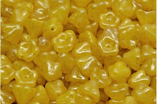 Bell Flower Beads 6x8mm - Image 1