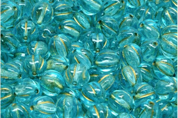 Melon Beads 8x8mm - Image 1