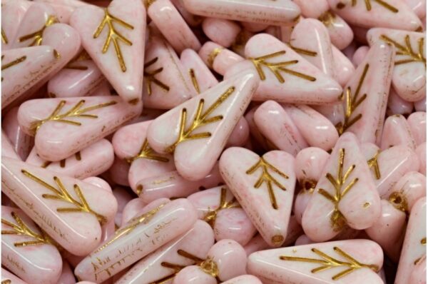 Heart Leaf Bead 16x11mm - Image 1