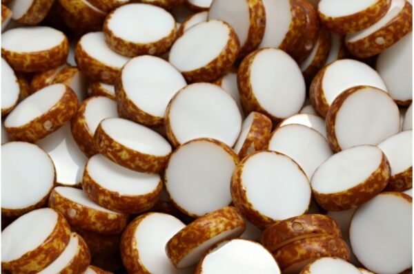 TCB Flat Round Beads 10x10mm - Image 1