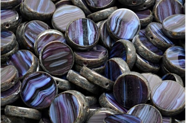 TCB Flat Round Beads 10x10mm - Image 1