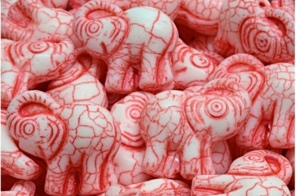 Elephant Beads 20x21mm - Image 1