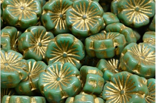 Hawaian Flower Beads 14x14mm - Image 1