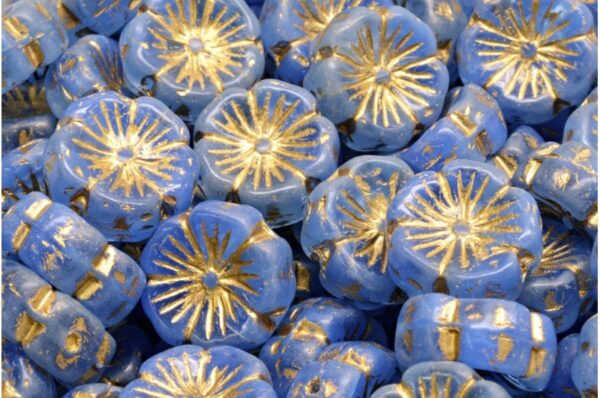Hawaiian Flower Beads 14x14mm - Image 1