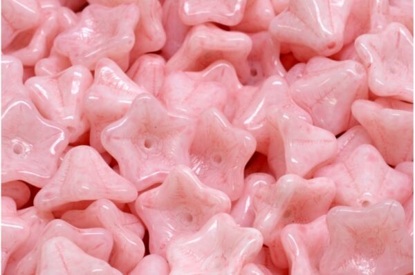 Petunia Flower Beads 8x13mm - Imagen 1