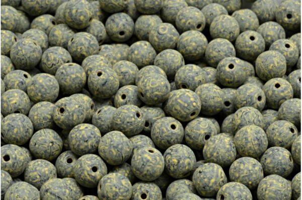 Round Druck Beads 6mm - Image 1