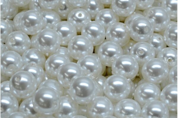 Round Druck Beads 8mm - Image 1