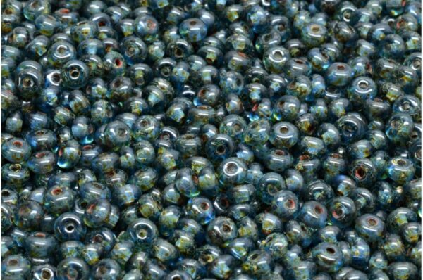 Rondelle Druck Beads 2,5x4mm - Image 1