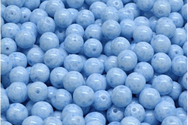 Round Druck Beads 6mm - Image 1