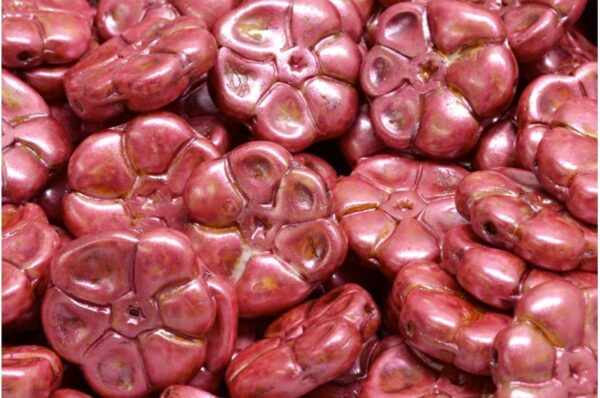 Primrose flower beads 15x15mm - Image 1