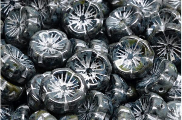 Hawaiian Flower Beads 14x14mm - Image 1