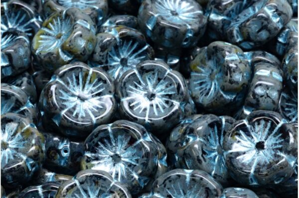 Hawaiian Flower Beads 14x14mm - Image 1