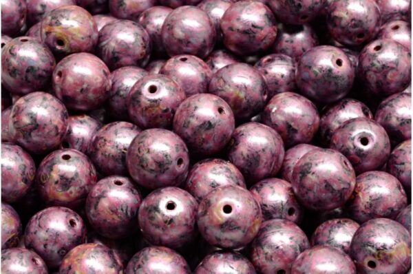Round Druck Beads 8mm - Imagen 1