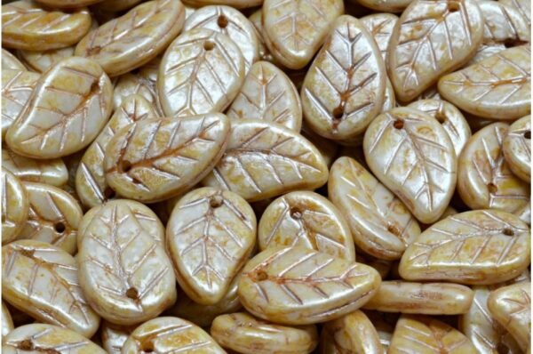 Elm Leaf Beads 14x9mm - Imagen 1