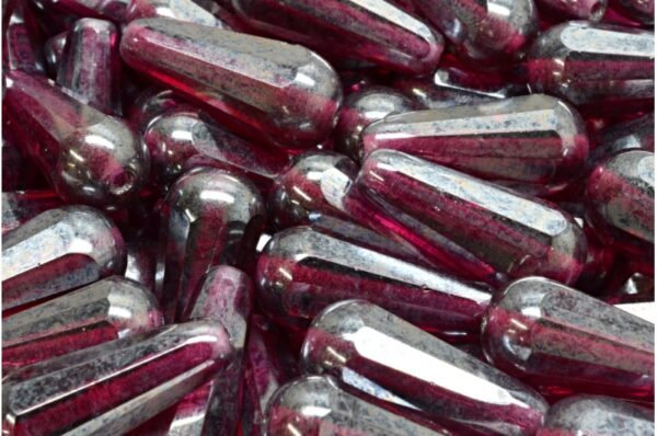 Firepolished Drop Beads 20x9mm - Image 1