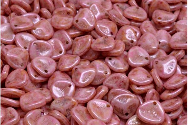 Rose Petal Beads 8x7mm - Image 1