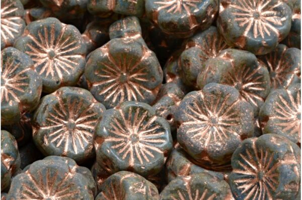 Hawaiian Flower Beads 14x14mm - Image 1