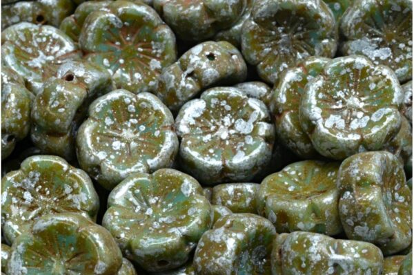 Hawaiian Flower Beads 14x14mm - Image 1