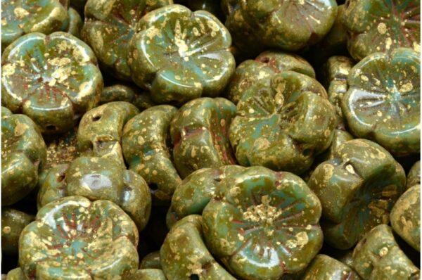 Hawaiian Flower Beads 14x14mm - Image 1