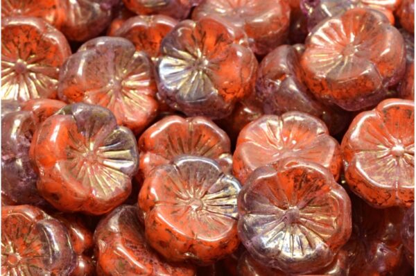 Hawaiian Flower Beads 14x14mm - Image 1