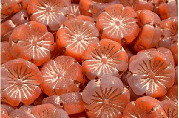 Hawaiian Flower Beads 14x14mm - Image 2