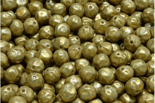 Fancy Round Druck Beads 6x6mm - Image 1