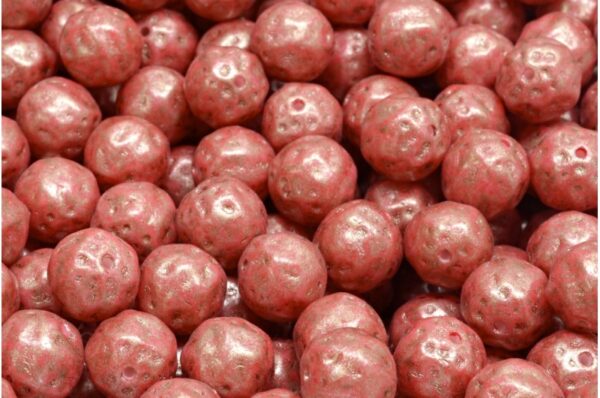 Fancy Round Druck Beads 8x8mm - Image 1