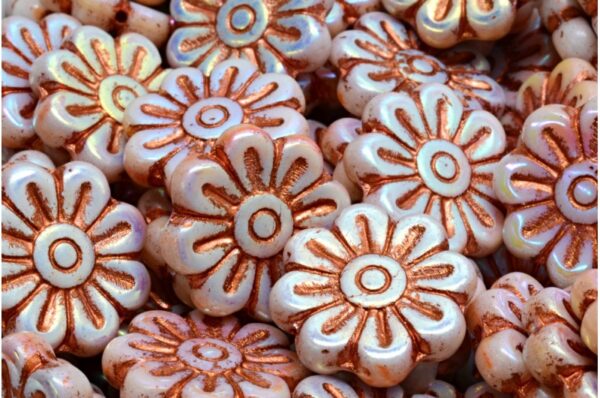 Daisy Flower Bead 18x18mm - Image 1