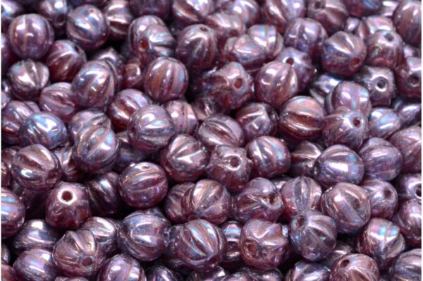 Melon Beads 6x6mm - Image 1
