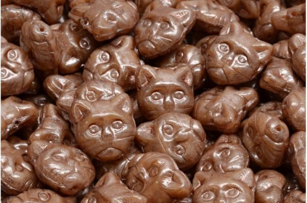 Cat Head Beads  13mm - Imagen 1