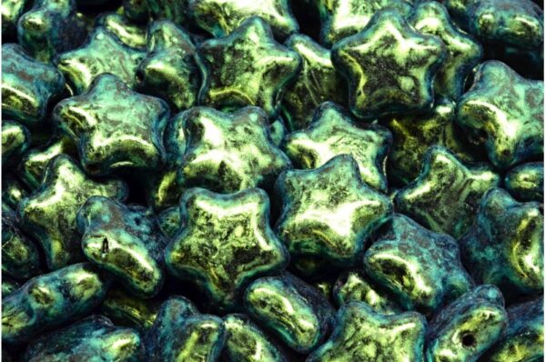 Flat Star Beads 12x12mm - Image 1