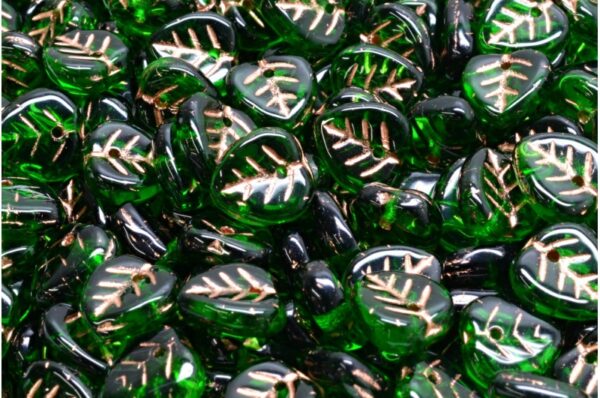 Birch Leaf Beads 9x9mm - Image 1