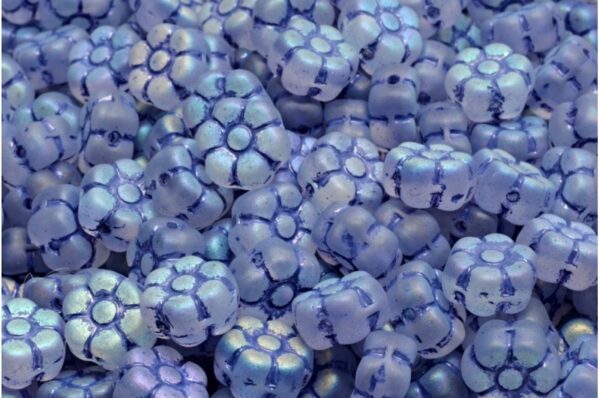 Flat Flower Beads 8x8mm - Imagen 1