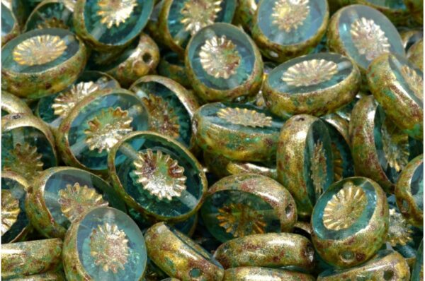 TCB Kiwi Beads 14x10mm - Image 1