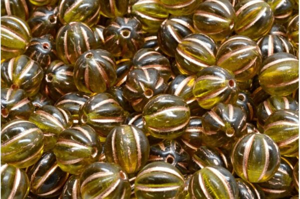 Melon Beads 8x8mm - Image 1