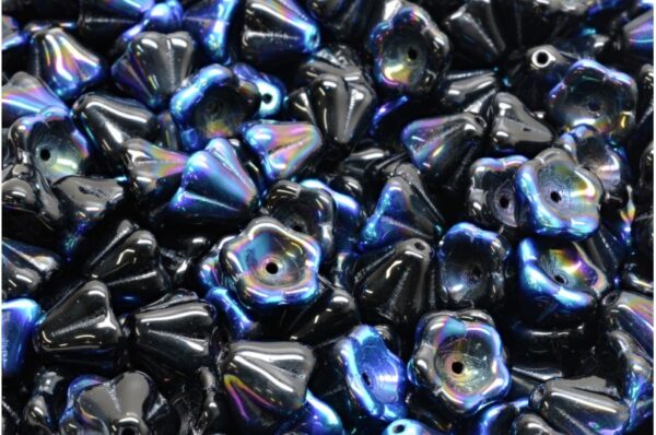 Bell Flower Beads 6x8mm - Image 1