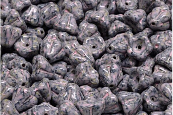 Bell Flower Beads 6x8mm - Image 1